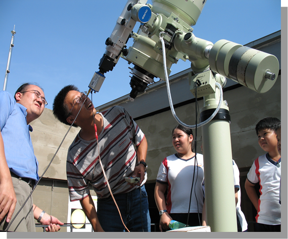 outside telescope